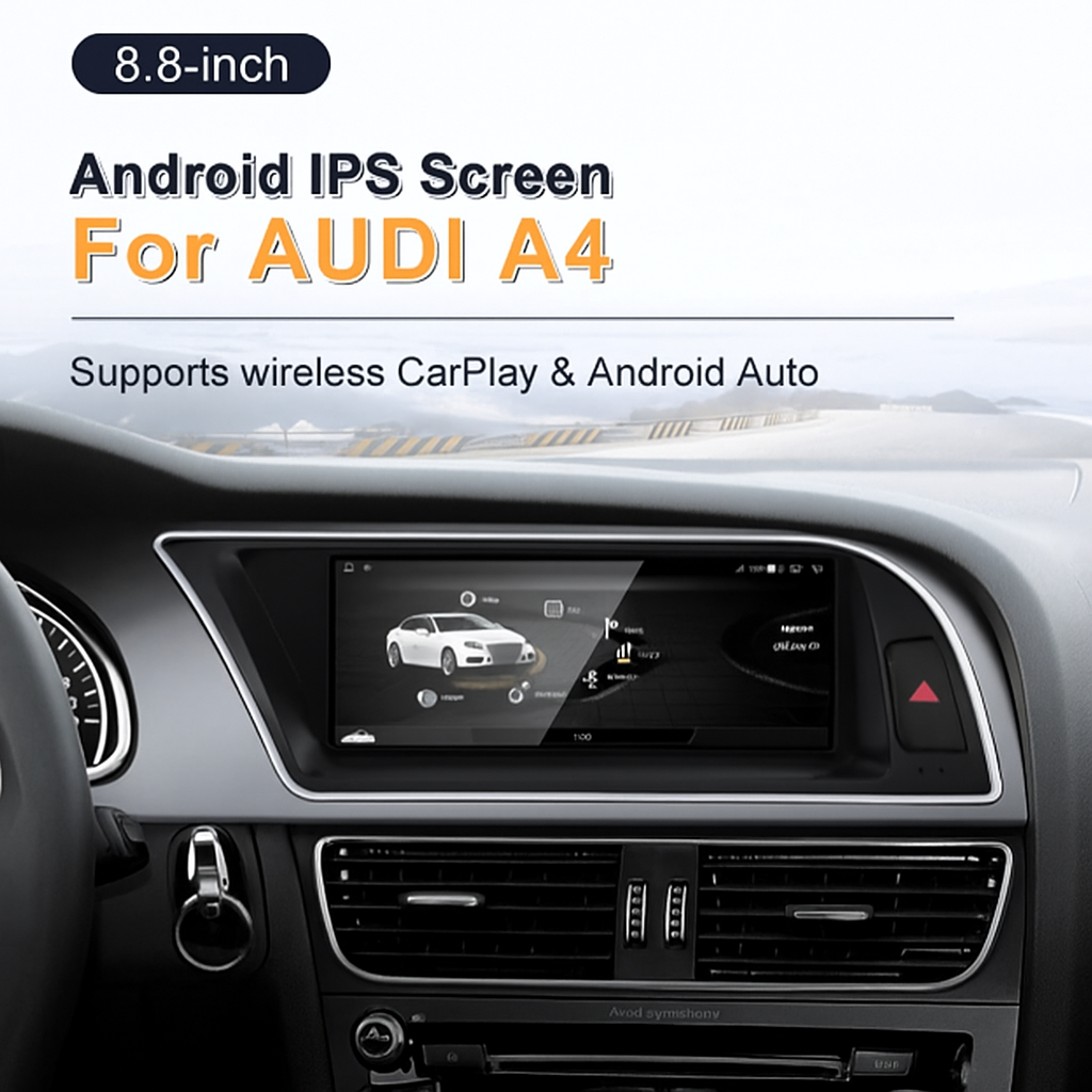 8.8" android screen AUDI A4 B8 2009-2016