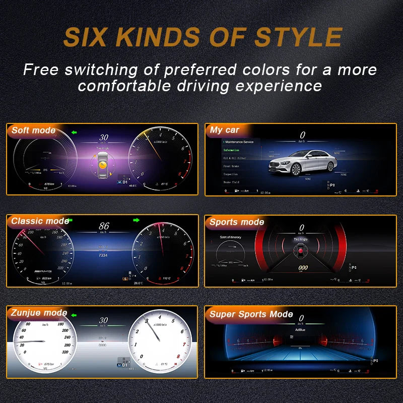 Mercedes Benz Digital Speedometer