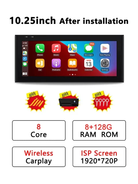 10.25" android screen AUDI A3 2013-2018