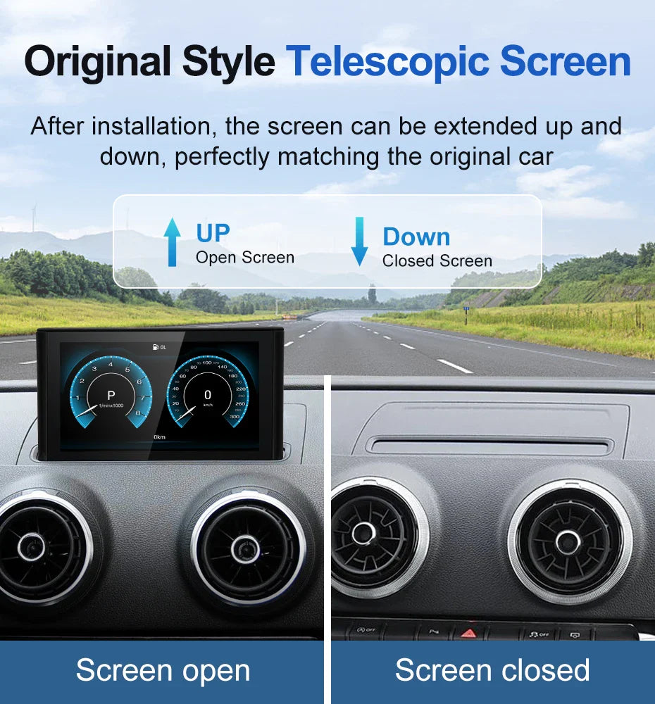 7" android screen AUDI A3 2013-2018