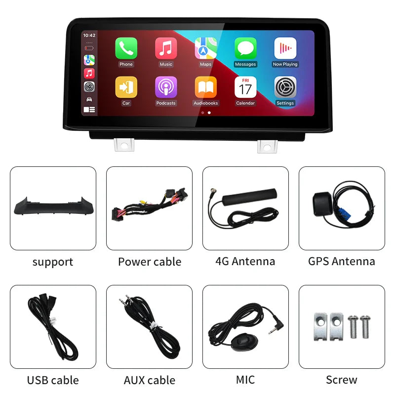 10.25" Android screen BMW 3 Series F30 F31 F34 / 4 Series F32 F33 F36