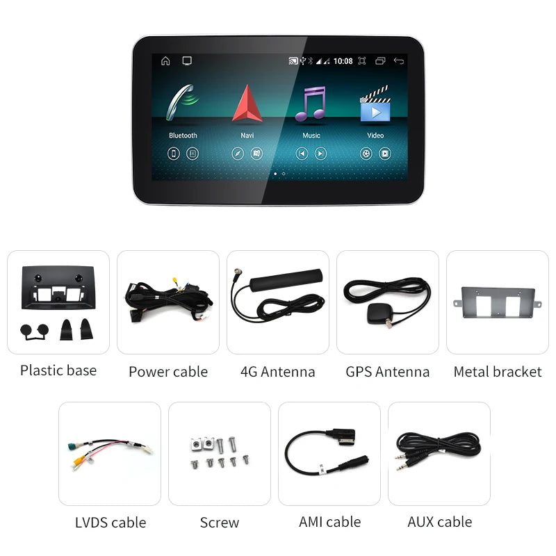Android screen 9.33" 8.4" Mercedes Benz M Class W166 ML250 ML350 GL