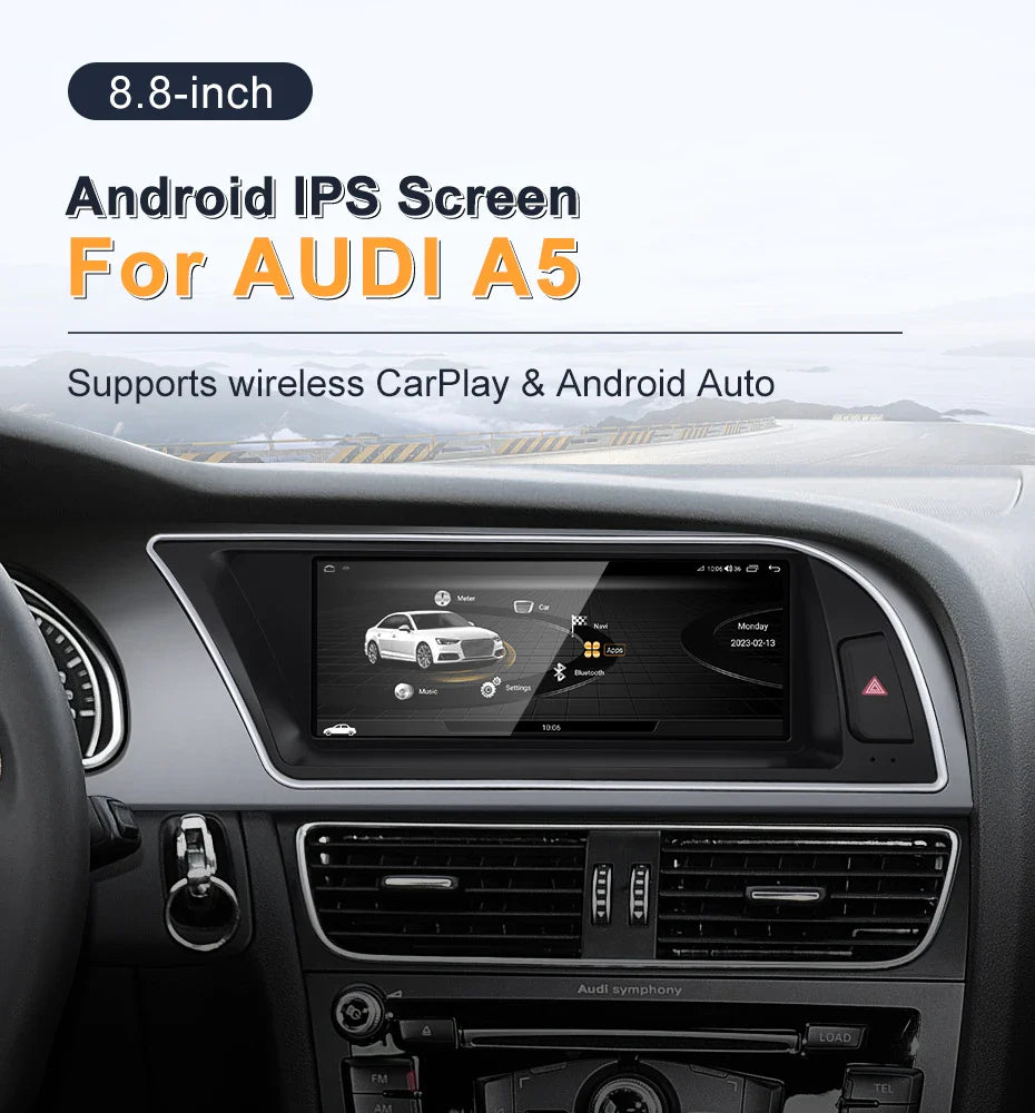 8.8" android screen AUDI A5 B8 2009-2016