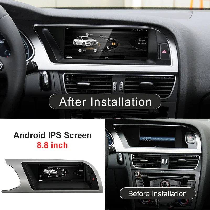 8.8" android screen AUDI A4 B8 2009-2016