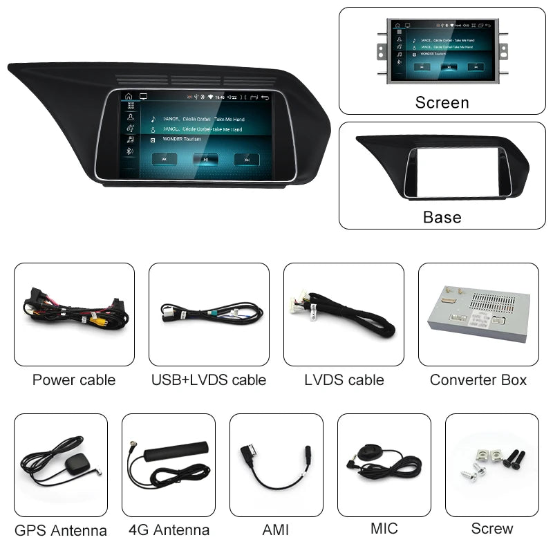 7" Android screen Mercedes Benz E-Class W207 A207