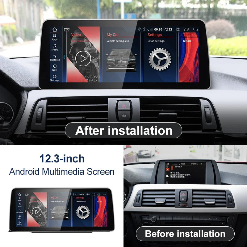 12.3" Android screen BMW 3 Series F30 F31 F34 / 4 Series F32 F33 F36