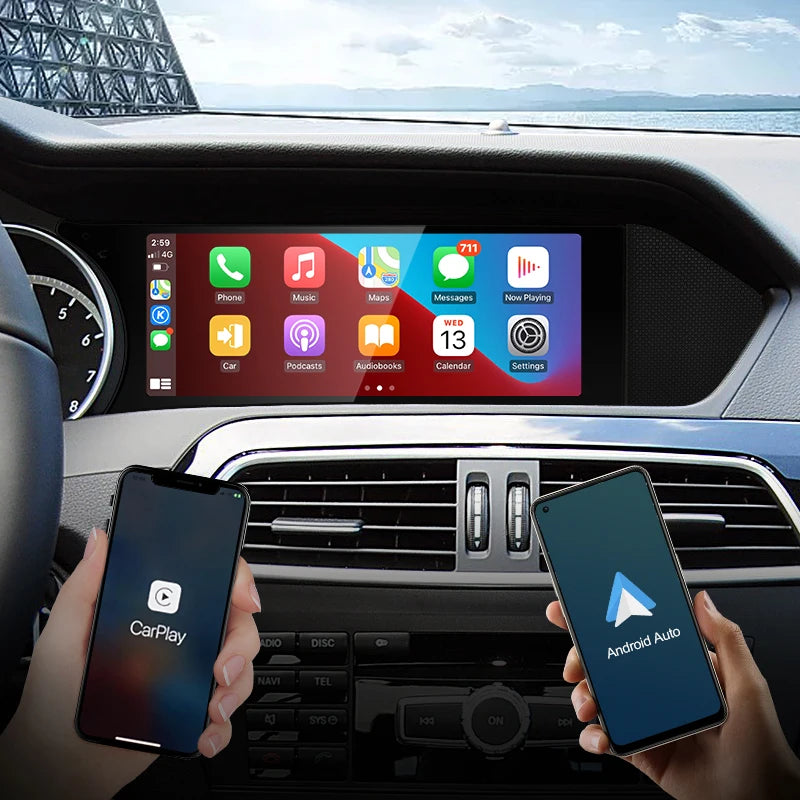 8.8" android screen Mercedes Benz C Class W204 S204 2011-2015