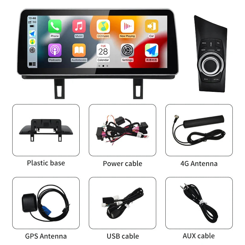 12.3" android screen BMW 1 Series E81 E82 E87 E88