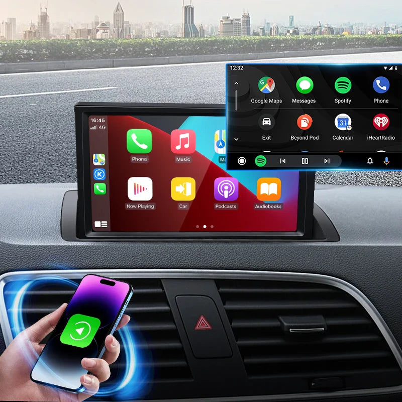 Telescopic android screen 8.8" AUDI Q3 2013-2018
