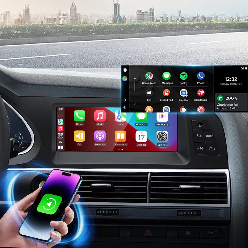 8.8" Android Screen AUDI A6 C6 2005-2011 (Black Frame)