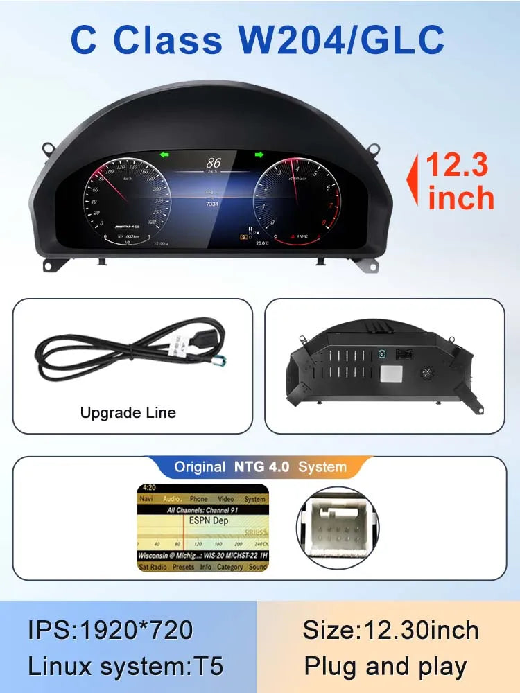 Mercedes Benz Digital Speedometer