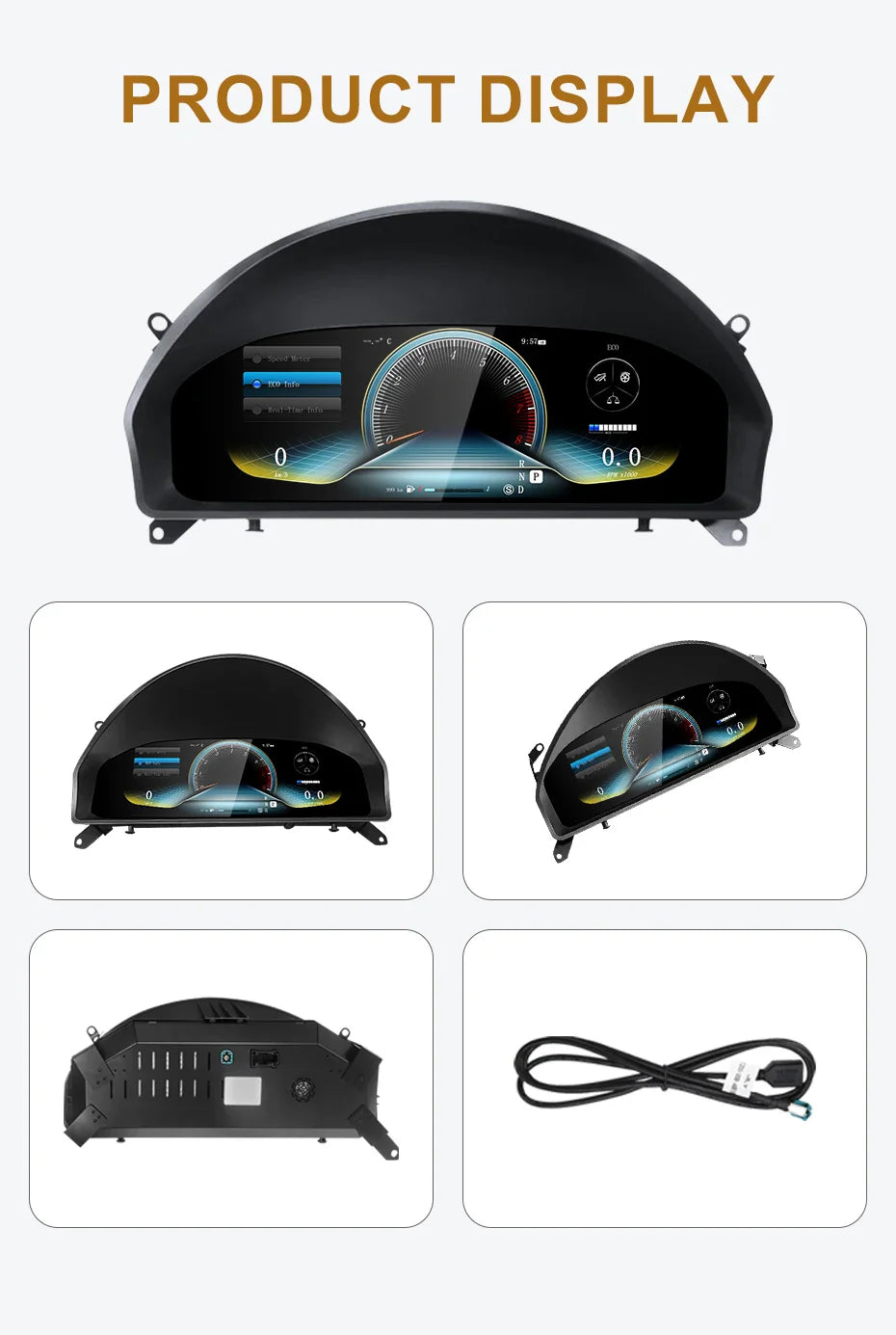 Mercedes Benz Digital Speedometer