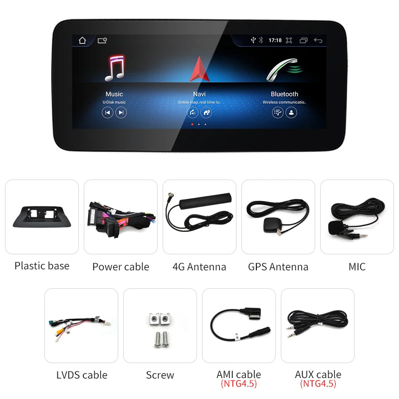 10.25" android screen Mercedes Benz CLS W218 X218
