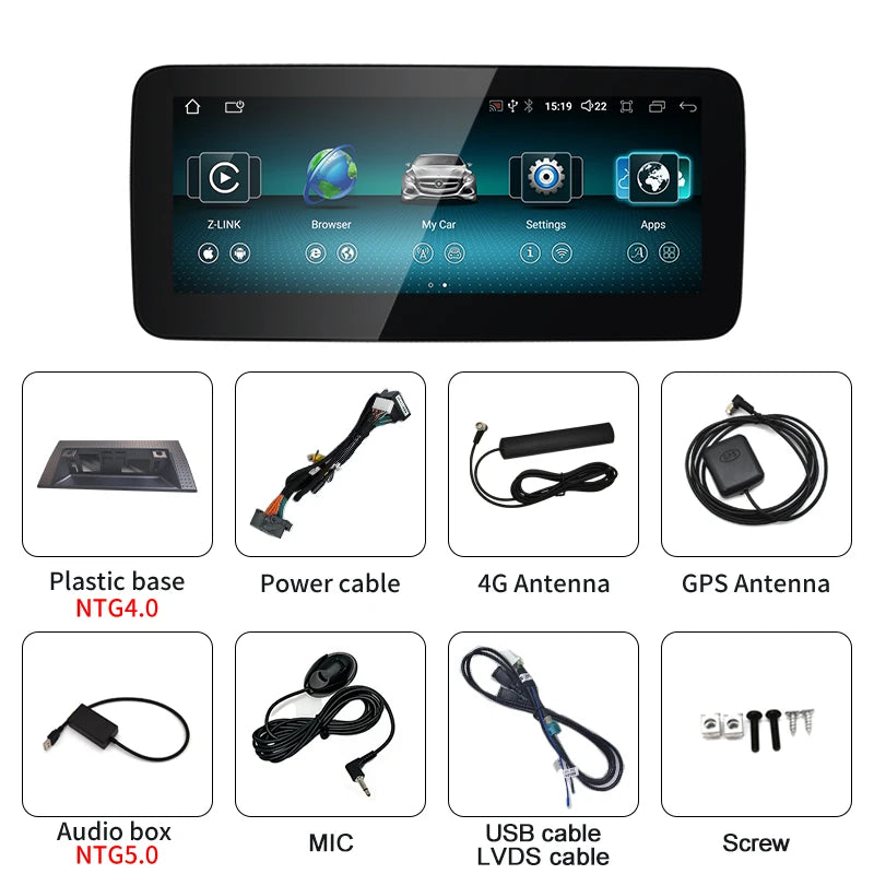 Android screen 10.25" 12.3" Mercedes Benz G Class G500 G55 W461 W463
