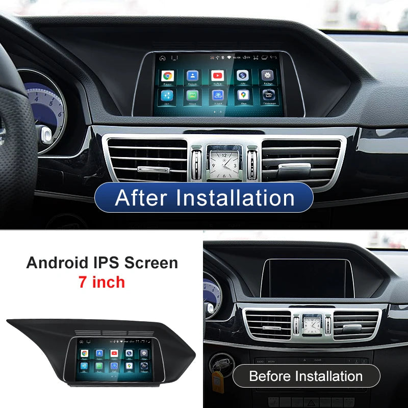 7" Android screen Mercedes Benz E-Class W212