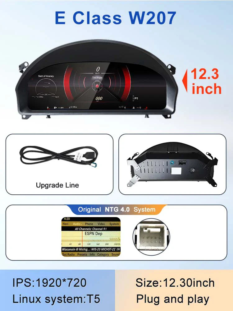 Mercedes Benz Digital Speedometer