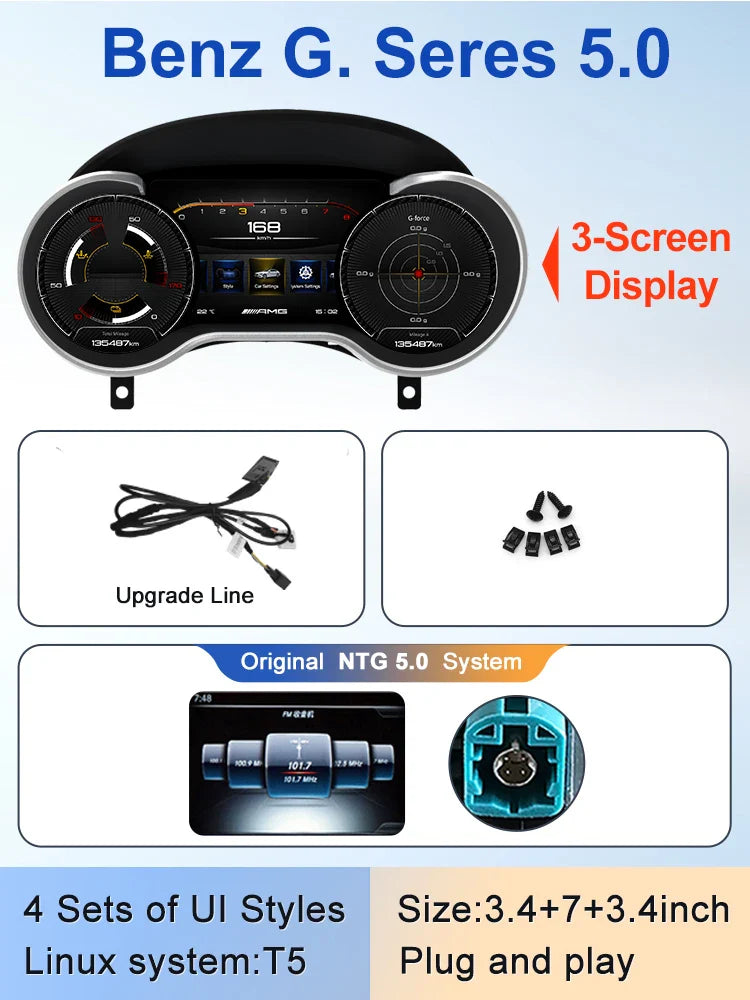 Mercedes Benz Digital Speedometer