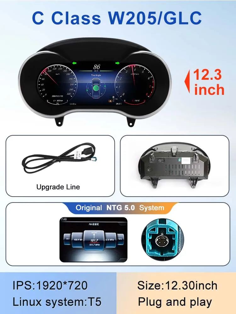 Mercedes Benz Digital Speedometer