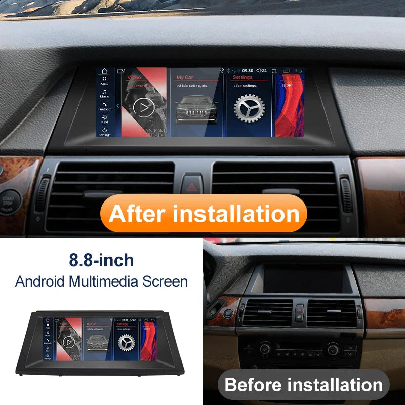 8.8" android screen BMW X5 E70 X6 E71