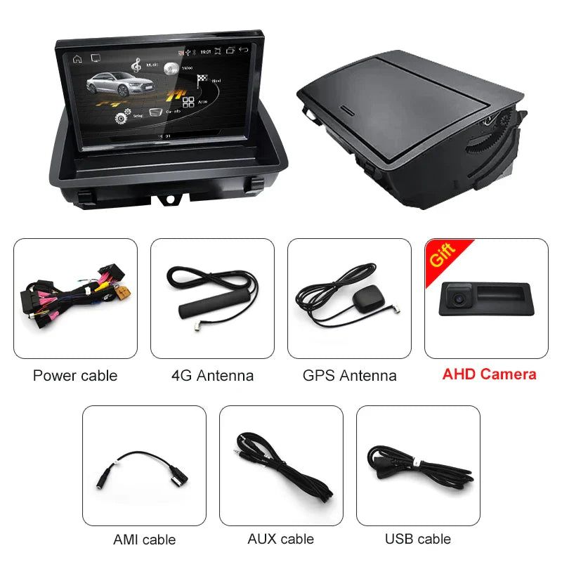 Telescopic android screen 8.8" AUDI Q3 2013-2018