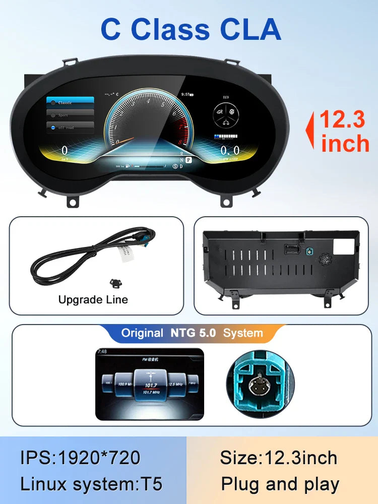 Mercedes Benz Digital Speedometer