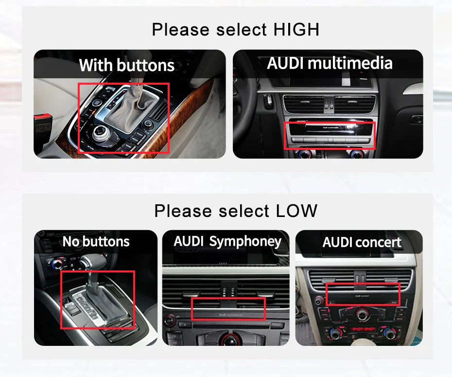 8.8" android screen AUDI A5 B8 2009-2016