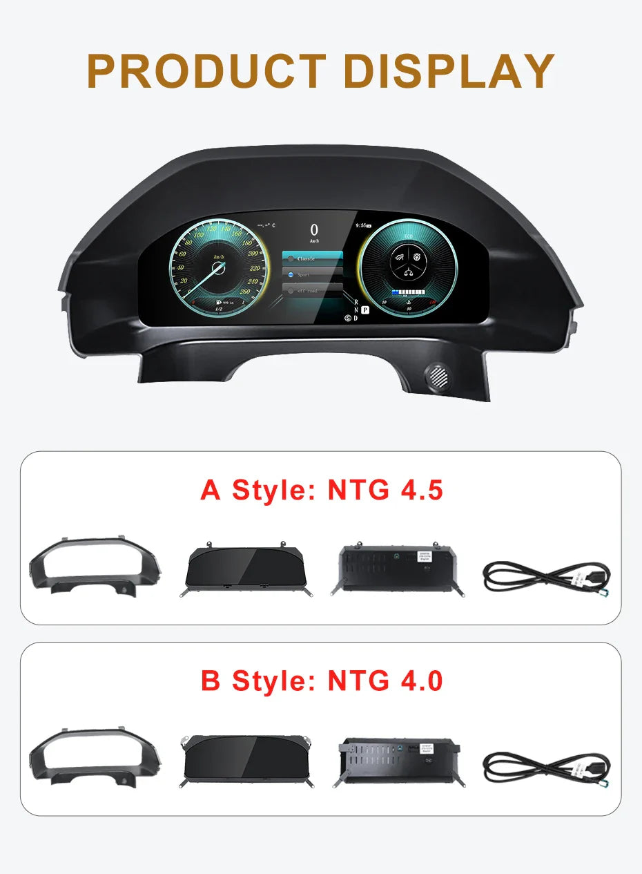 Mercedes Benz Digital Speedometer