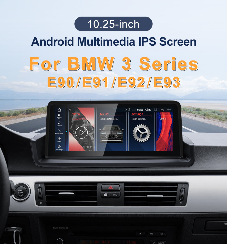 10.25" android screen BMW E90 E91 E92 E93