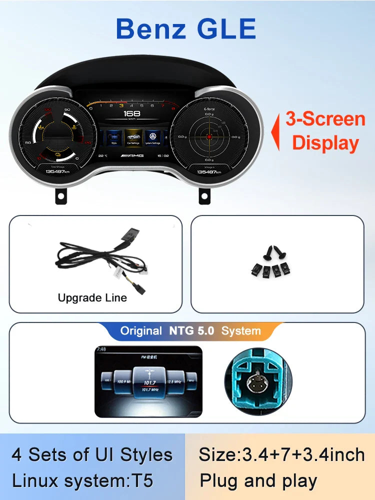 Mercedes Benz Digital Speedometer
