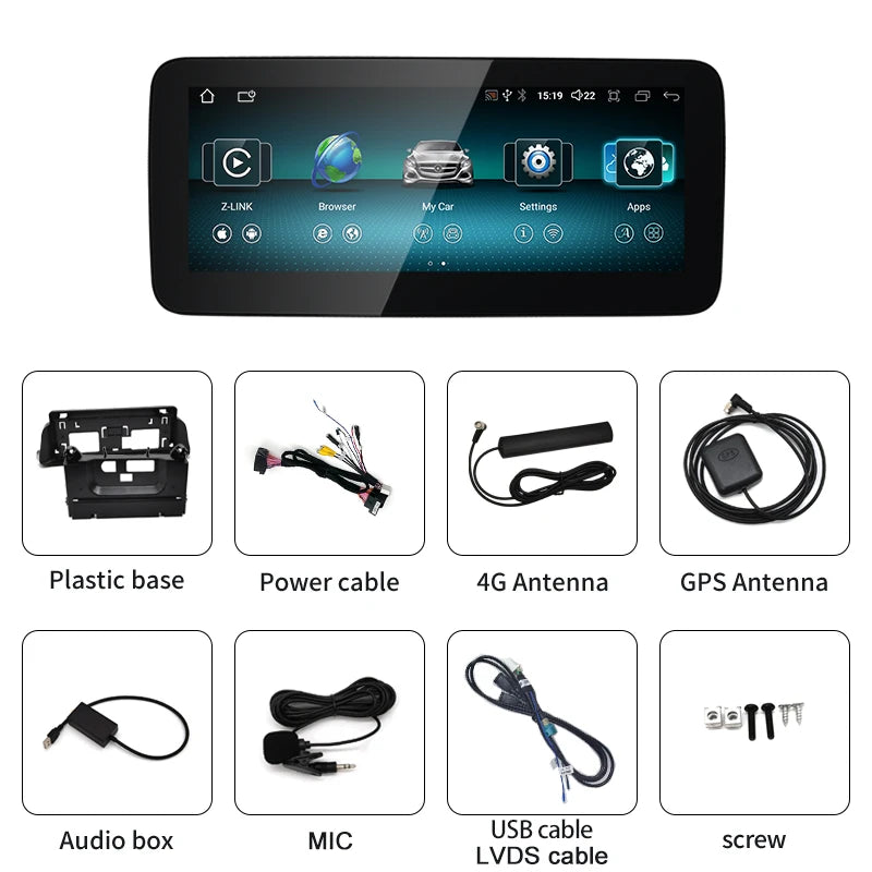 Android screen 10.25" 12.3" Mercedes Benz V Class W447 V250 V260 V350