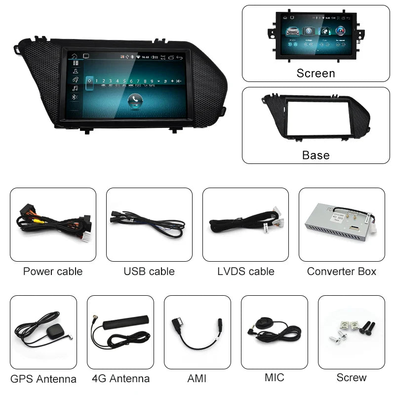 7" Android screen Mercedes Benz GLK X204