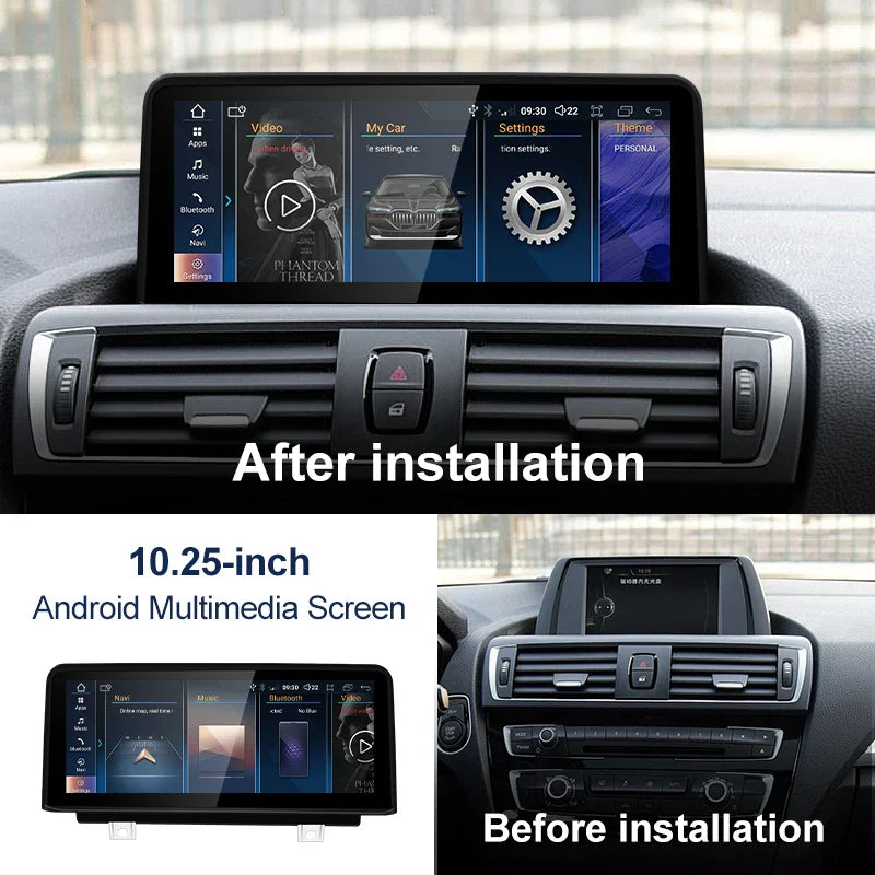 10.25" Android screen BMW 1 Series F20 F21