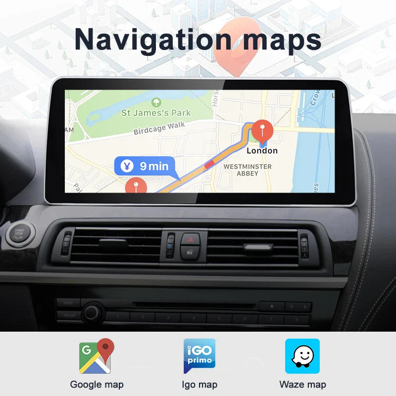 12.3" android screen BMW 6 Series F12 F13