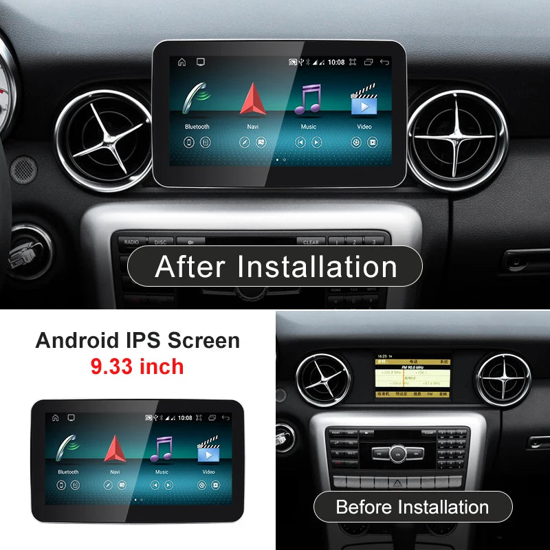 9.33" android screen Mercedes Benz SLK SL R172 R231