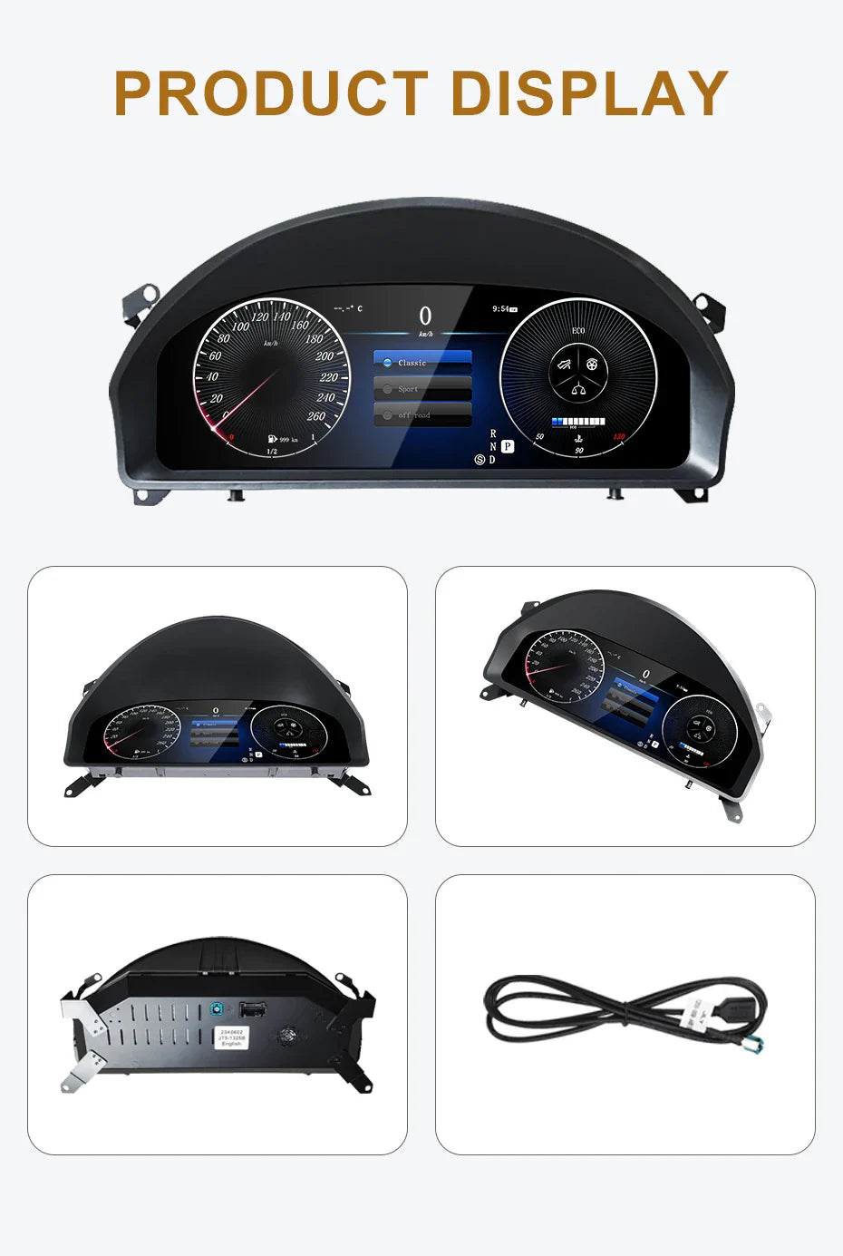 Mercedes Benz Digital Speedometer