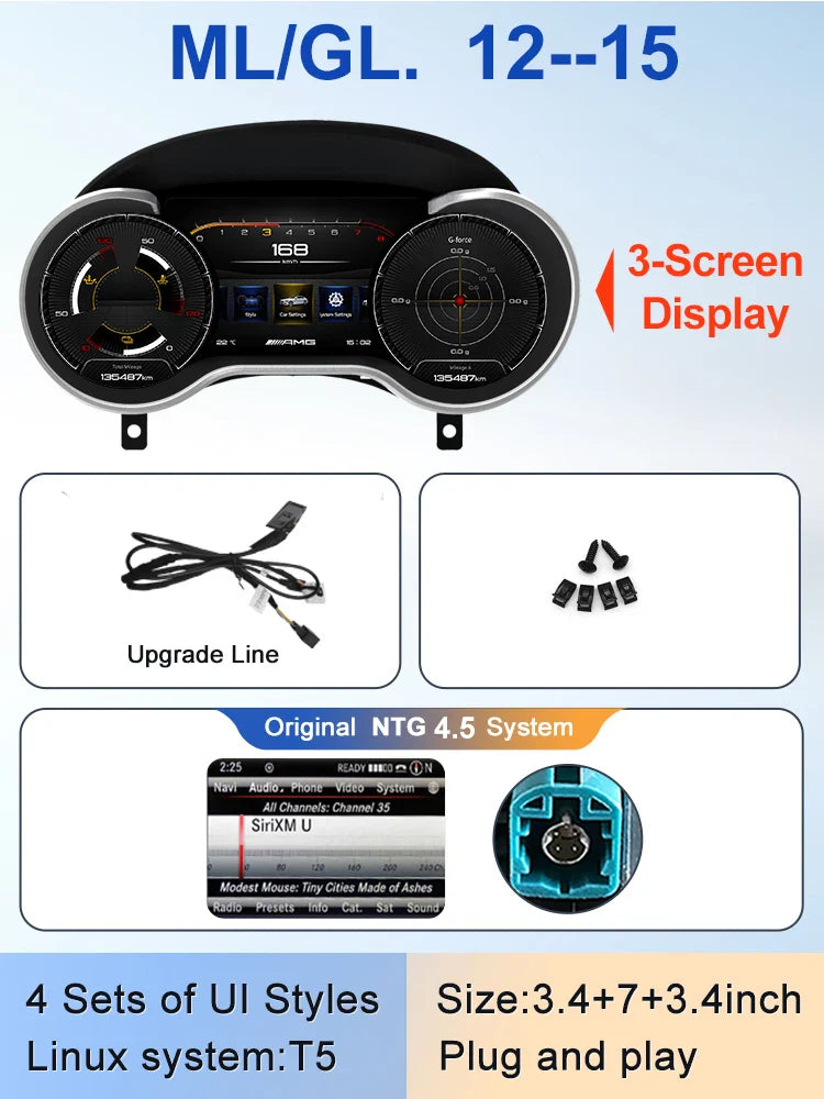 Mercedes Benz Digital Speedometer