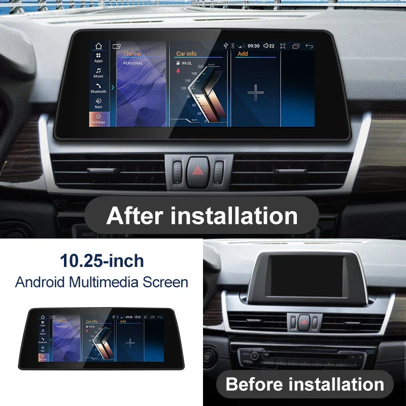 10.25" Android screen BMW 2 Series F45 F46