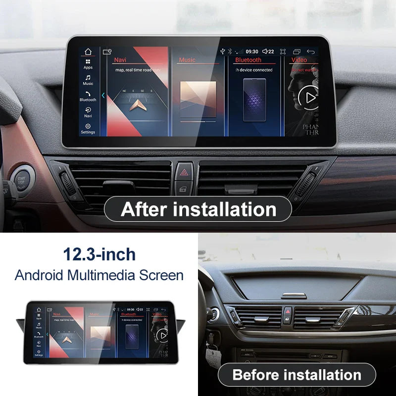 12.3" android screen BMW X1 E84