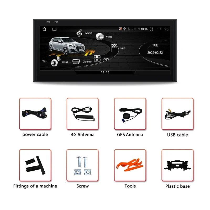 10.25"/12.3" android screen AUDI A4 A5 B9 2017-2019