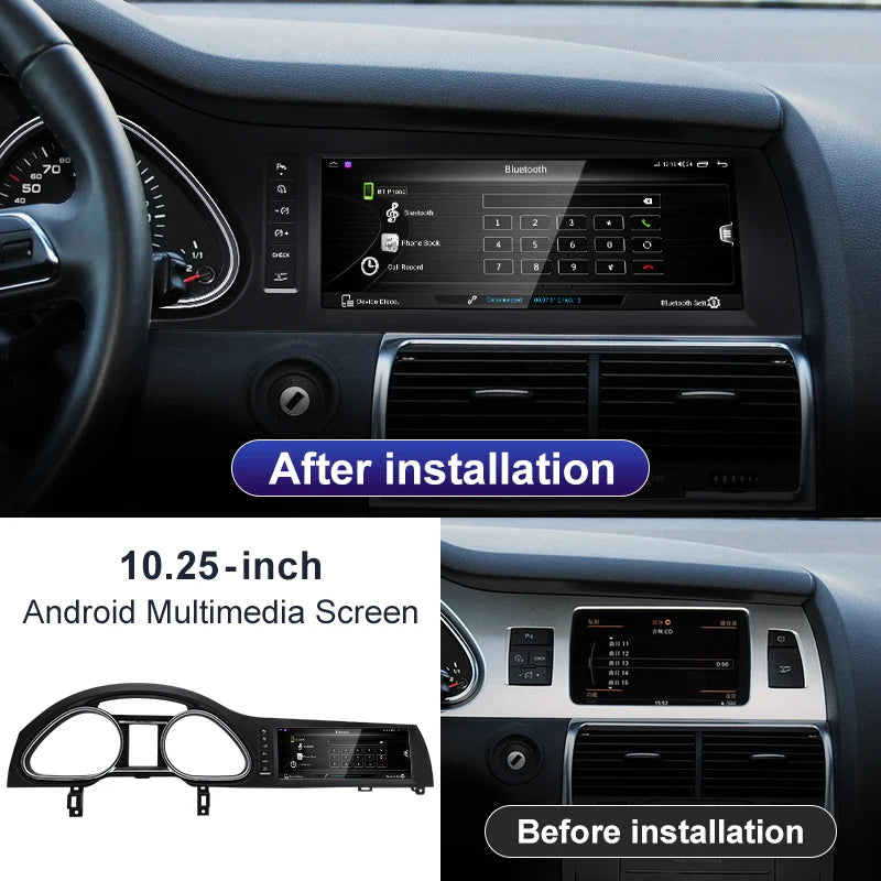10.25" Android Screen AUDI Q7 2005-2015 (Black Frame)