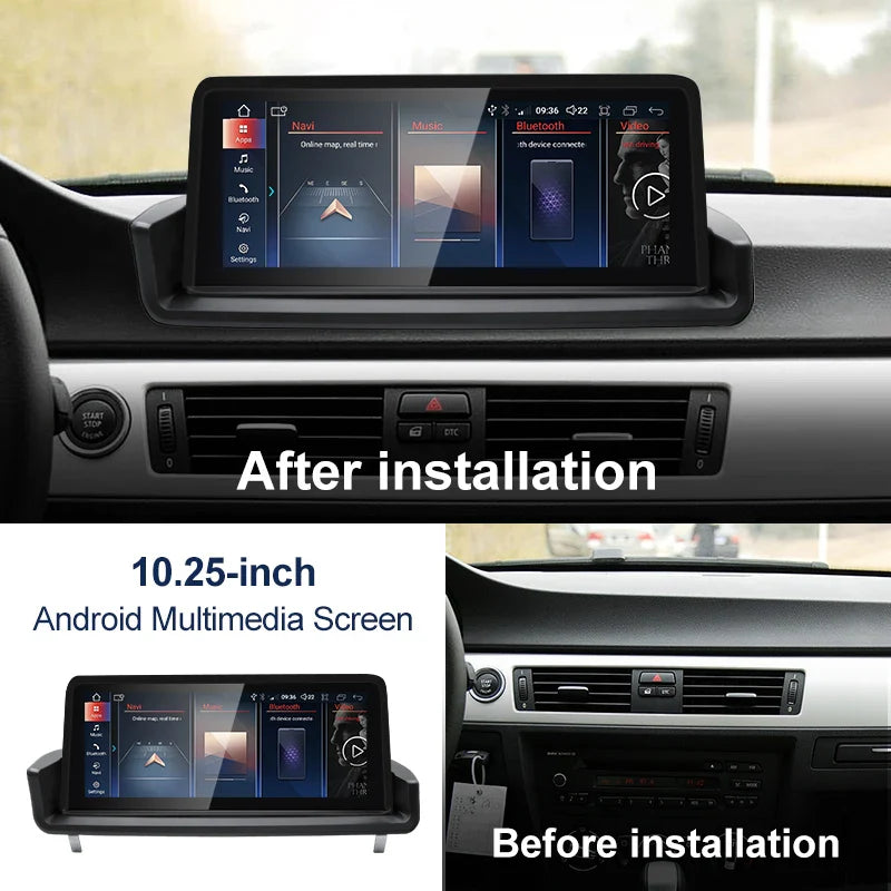 10.25" android screen BMW E90 E91 E92 E93