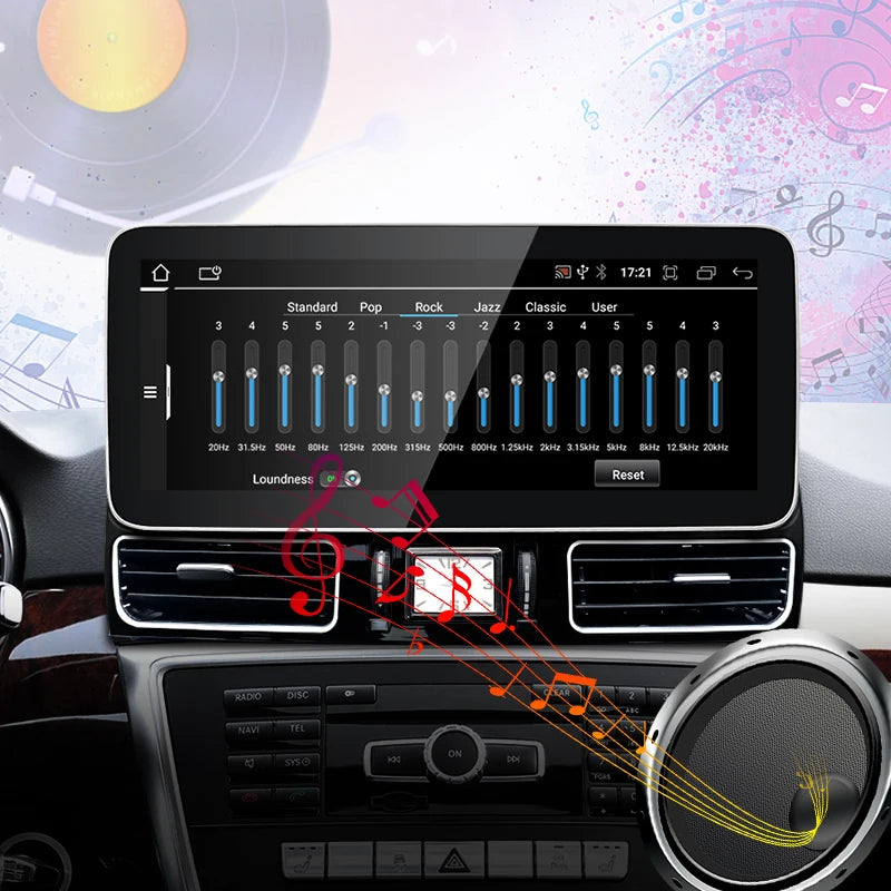 12.3" android screen Mercedes Benz M Class W166 ML250 350