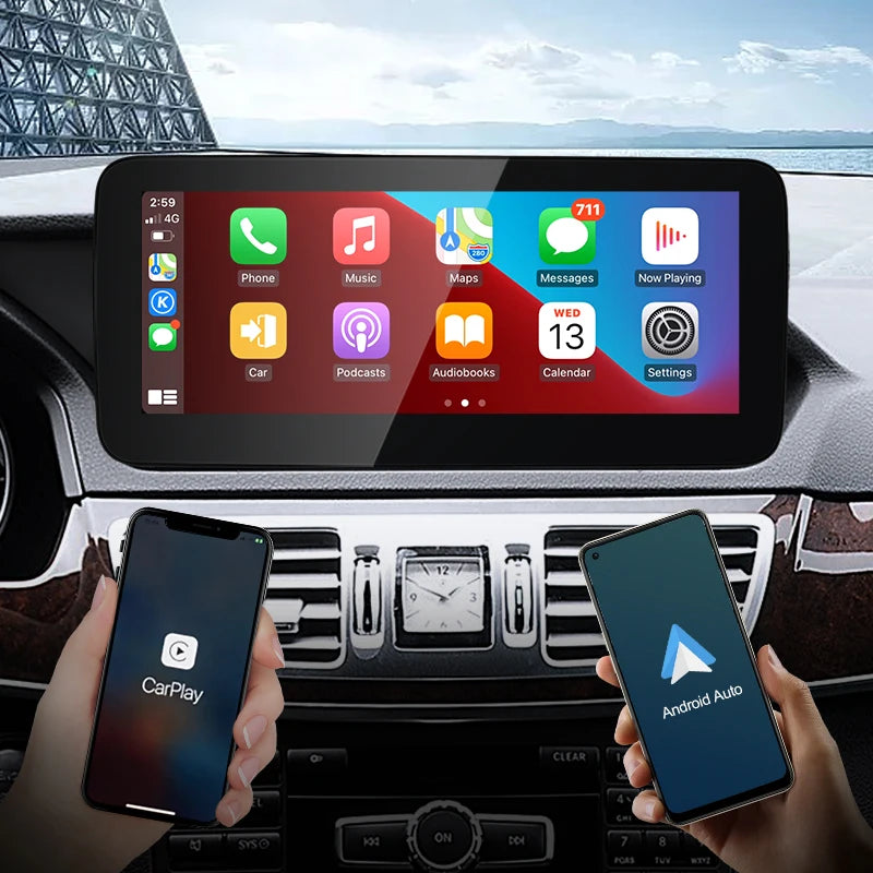 Android screen 10.25" 12.3" Mercedes Benz E Class W212