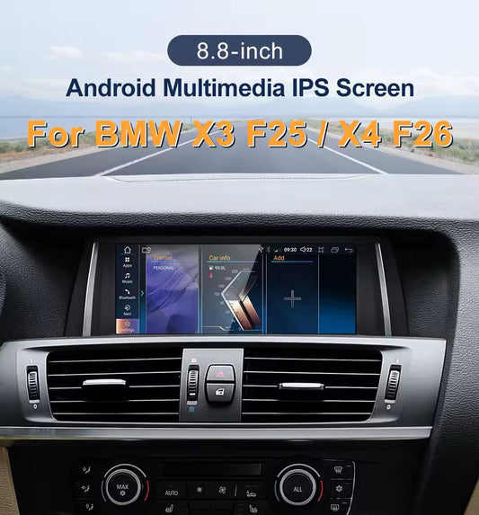 8.8" android screen BMW X3 F25 X4 F26