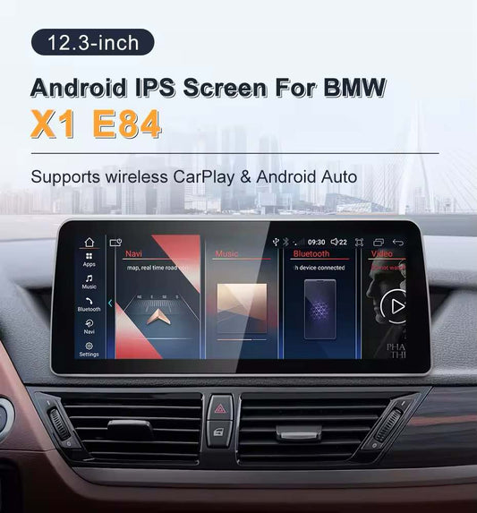 12.3" android screen BMW X3 E83