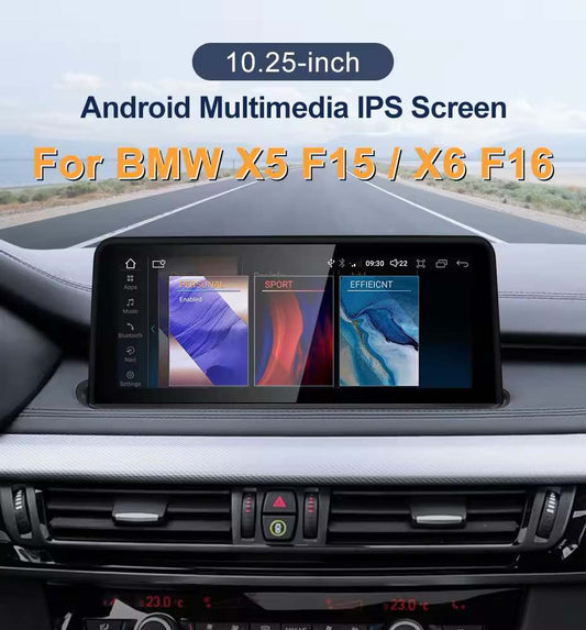10.25" android screen BMW X5 F15 X6 F16