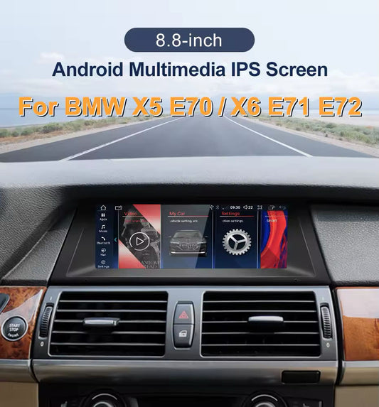 8.8" android screen BMW X5 E70 X6 E71