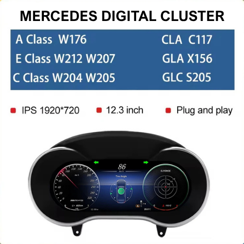 Mercedes Benz Digital Speedometer