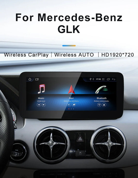 Android screen 10.25" 12.3" Mercedes Benz GLK X204