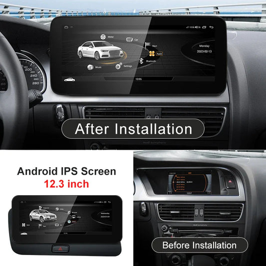 10.25" android screen AUDI A4 A5 B8 2009-2016